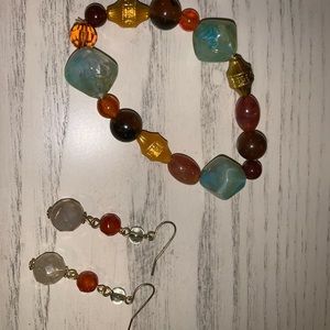 Francesca’s marching bracelet & earrings